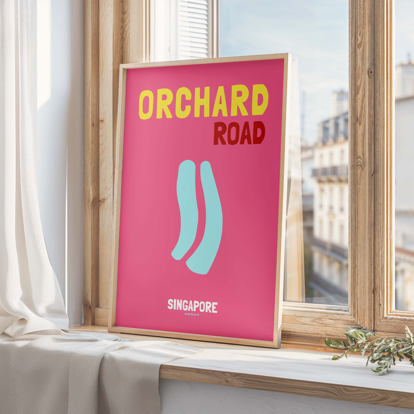 Orchard Road Print